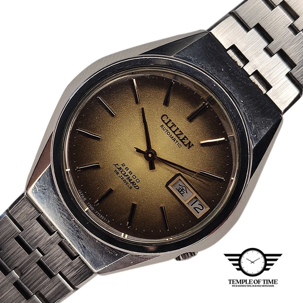Citizen Leopard 28800 Automatic Day Date Cal 7700 1970_s – Temple of Time