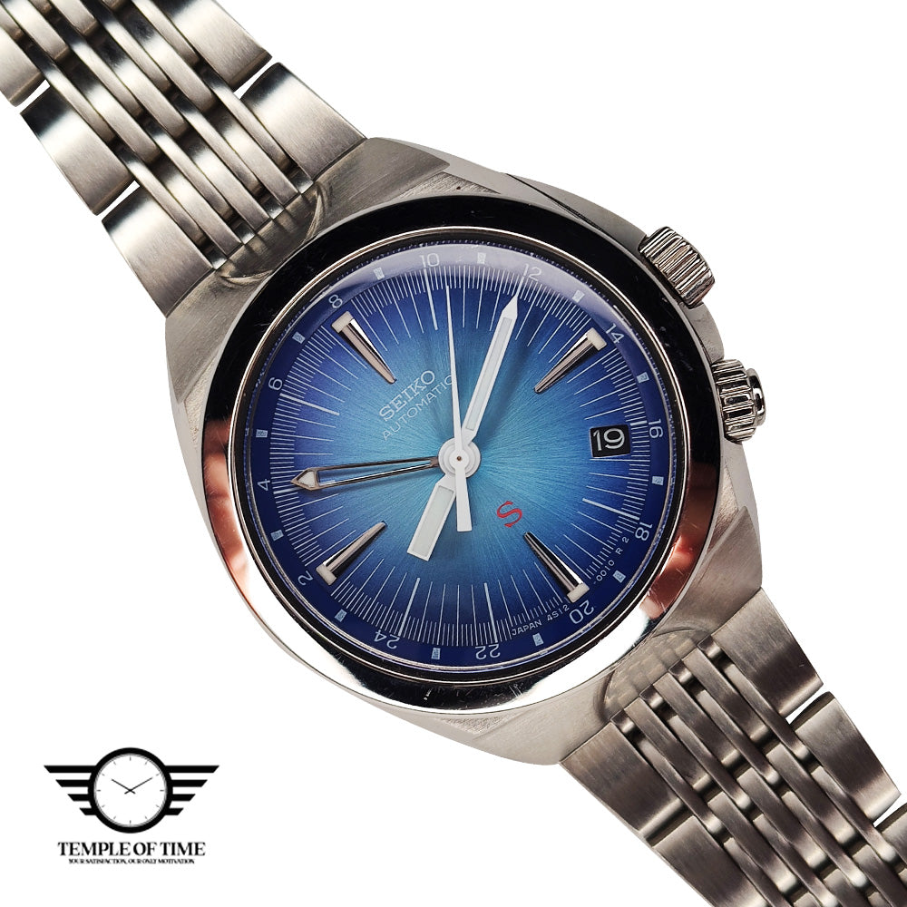 Seiko Mechasus SUS SCFF009 GMT Blue Sunburst 4S12-0010 JDM Circa 1997 –  Temple of Time