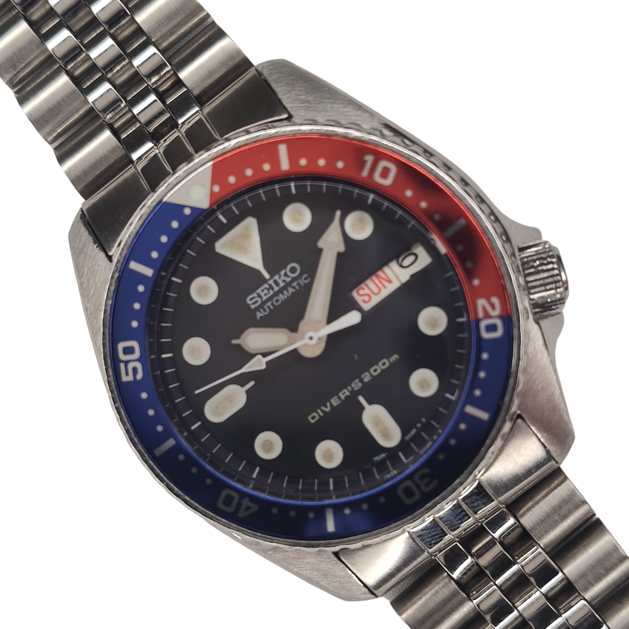 Seiko Pepsi 7S26-0030 Day & Date Automatic Diver 200m – Temple of Time