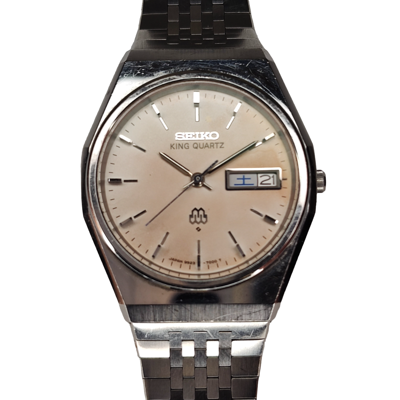 Seiko King Quartz 9923-7000 Day & Date Circa 1979 Patina Vintage – Temple  of Time