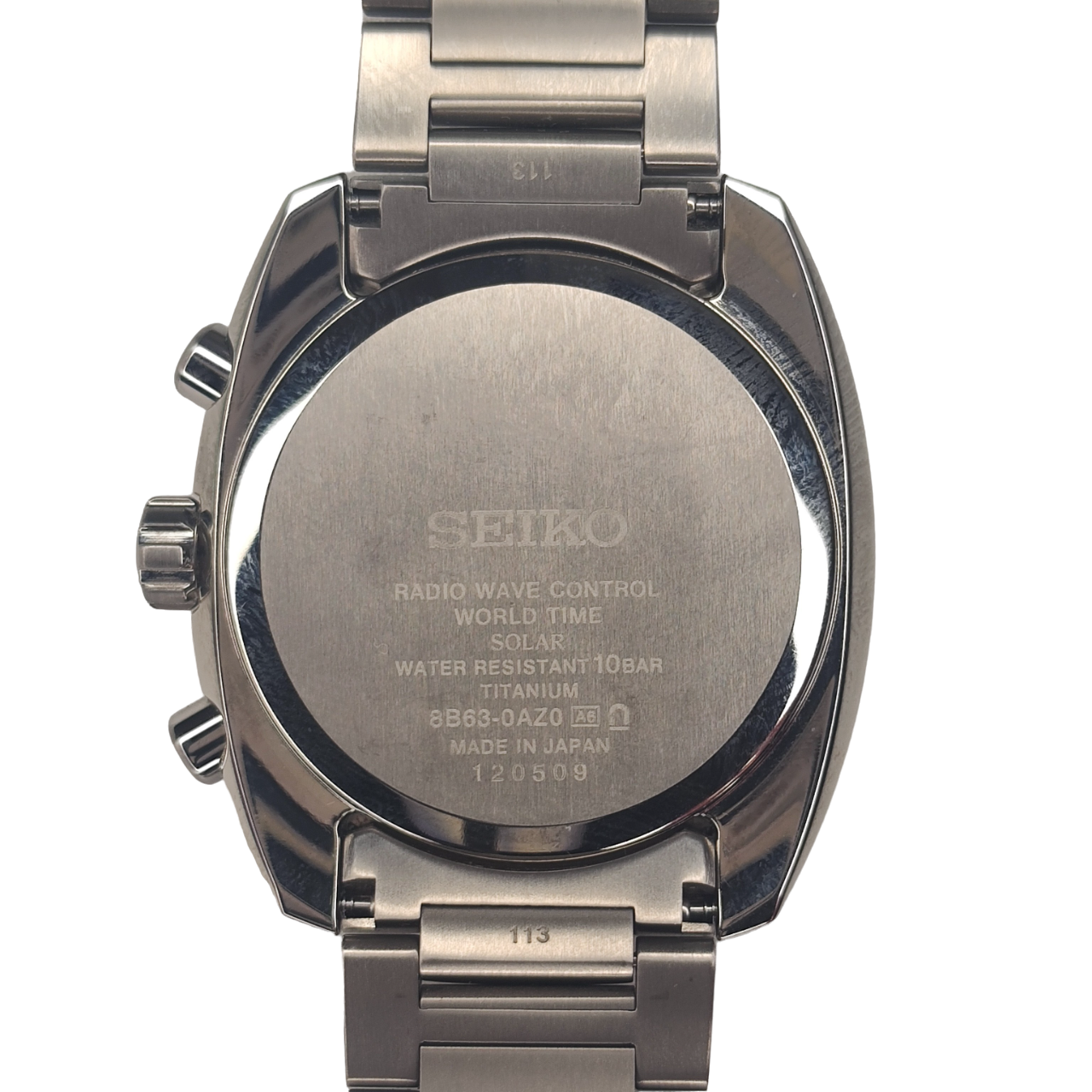 Seiko Astron SBXY003 8B63-0AZ0 Radio World Time Solar Titanium Full Se –  Temple of Time