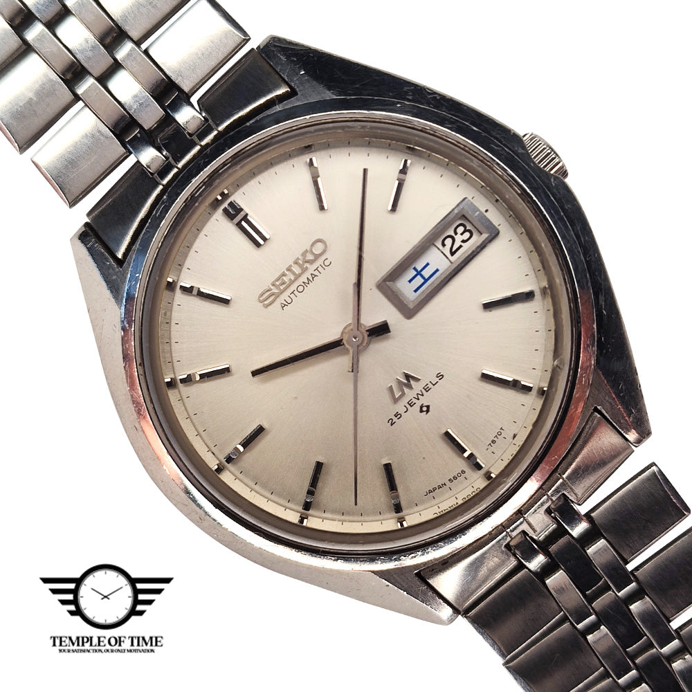 Seiko Lordmatic LM 5606-7192 Day _ Date Circa 1973 Vintage – Temple of Time