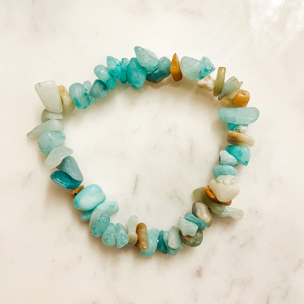 Amazonite Energy Chip Gemstone Bracelet Karoline Jewellery