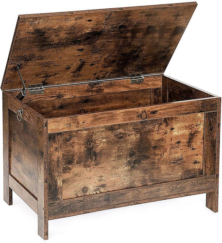 Wooden Storage Chest Bench Trunk Toy Box (m)