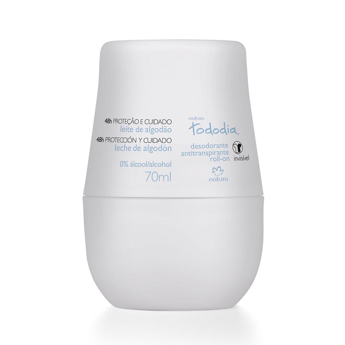 Antiperspirant Deodorant Roll-On Tododia Leite de Algodão – Caracol Beauty