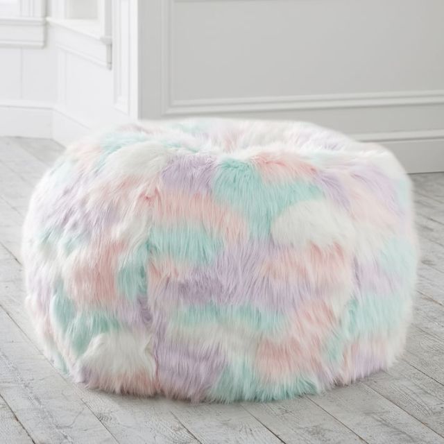 pastel bean bag