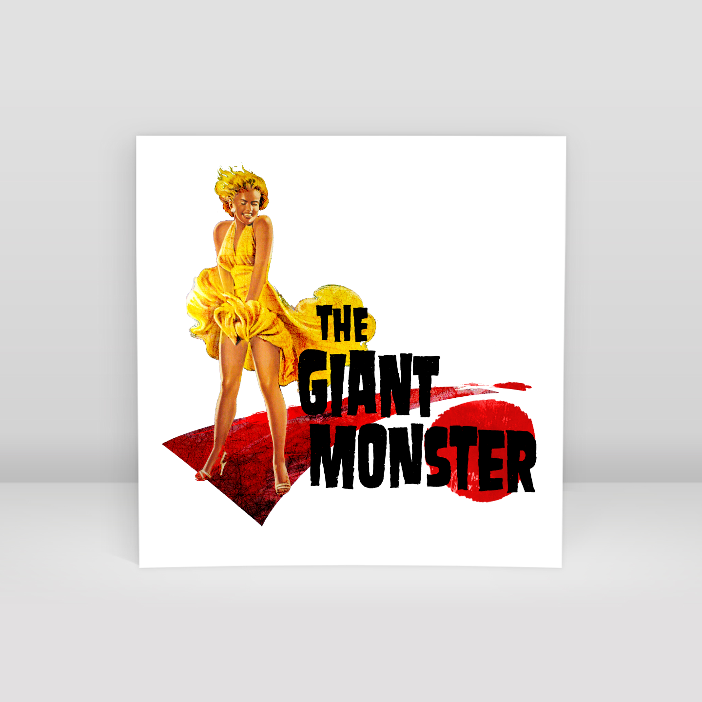 The Giant Monster Marilyn - Art Print