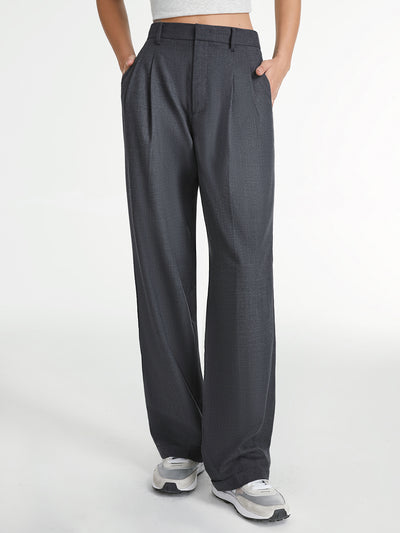 Oversized High Waisted Pleat Front Trousers – COMMENSE