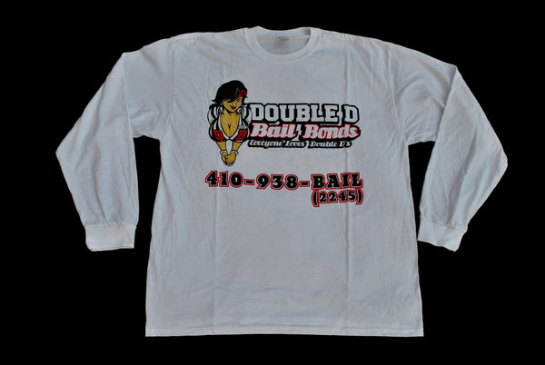 Double D White SS Tee w/Red & Black Lettering - THE ORIGINAL