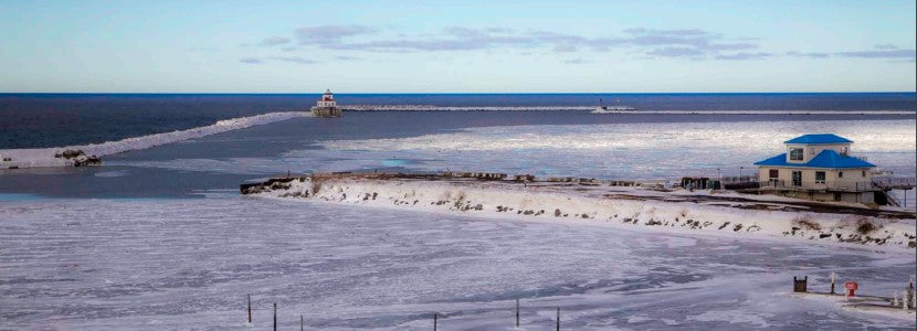  Daniel Haggard Sapphire Winter Lighthouse presented by H Lee White Maritime Museum near Oswego NY