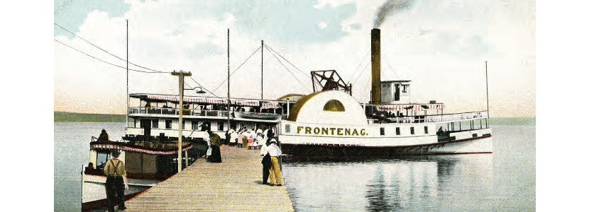 Frontenac Boat in Color Presented by H Lee White Maritime Museum near Oswego NY