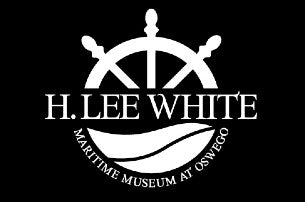 H lee White Maritime Museum Logo Presented by H Lee White Maritime Museum near Oswego NY