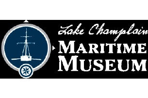 Lake Champlain Maritime Museum Logo Presented by H Lee White Maritime Museum near Oswego NY