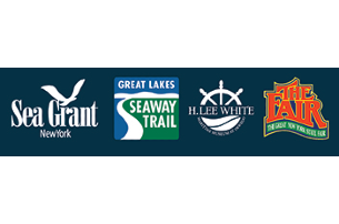 Logos for Lighthouses Presented by H Lee White Maritime Museum near Oswego NY