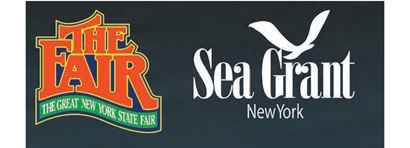 Logos for The Fair and Sea Grant Presented by H Lee White Maritime Museum near Oswego NY