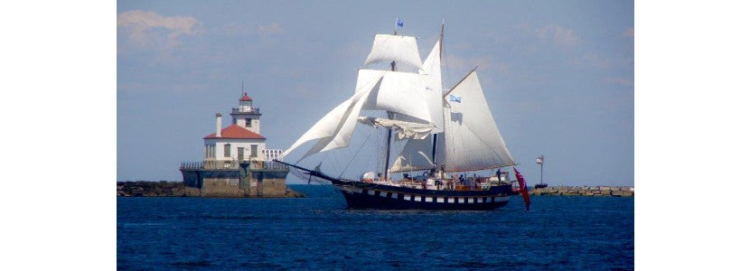 Small Ship Harborfest Sony Lighthouse and Ship Presented by H Lee White Maritime Museum near Oswego NY