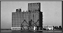 grain elevator presented by h lee white maritime museum near oswego ny