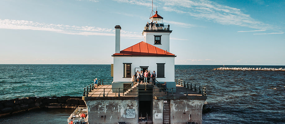 lighthouse tours from h lee white maritime museum near oswego ny