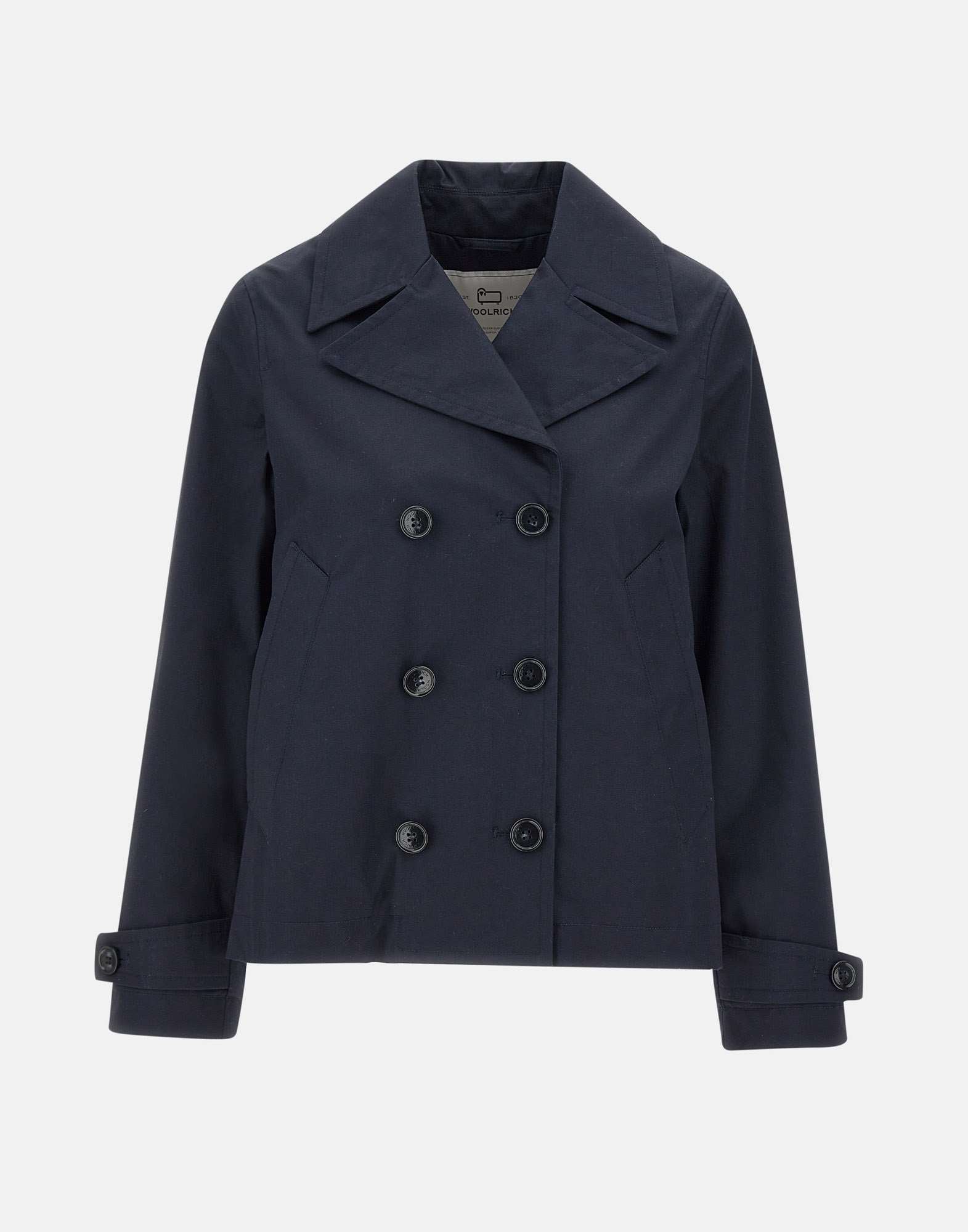 Woolrich Havice Classic Twill Cotton Jacket Navy Blue