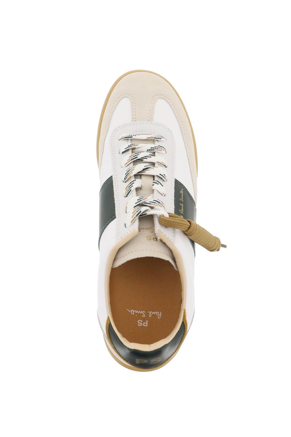 Shop Ps By Paul Smith Ps Paul Smith Leather And Nylon Dover Sneakers In
