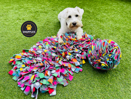 Extra Large 60x60cm Snuffle Mat Fun Enrichment Activity Dog Puzzle Toy Slow  Feeder Scent Work Training Dog & Puppy Gift Ideas 