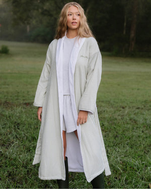 Striped Robe - Eleven Eleven