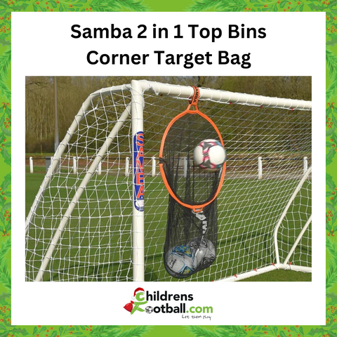 Samba 2 in 1 Top Bins Corner Target Bag on ChildrensFootball.com as Christmas Gift Idea