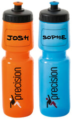 easy to personalise 750ml sports water bottles