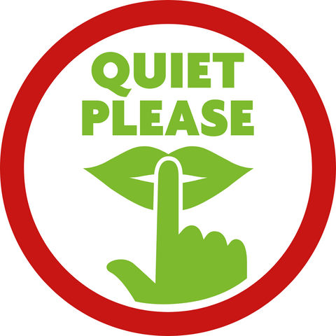 Quiet Please Sign
