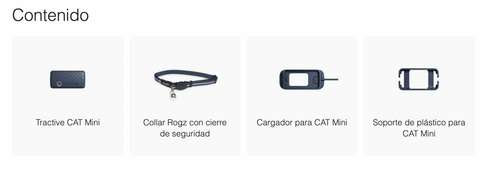 Accesorios Tractive cat Mini