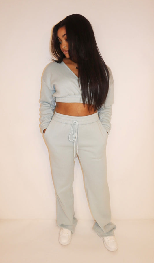 Cropped Hoodie Sweatsuit