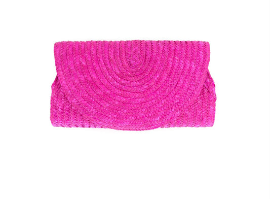 Large Straw Clutch