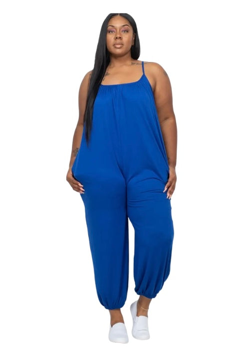 Curvy Around Town Jogger Jumpsuit (Final Sale)