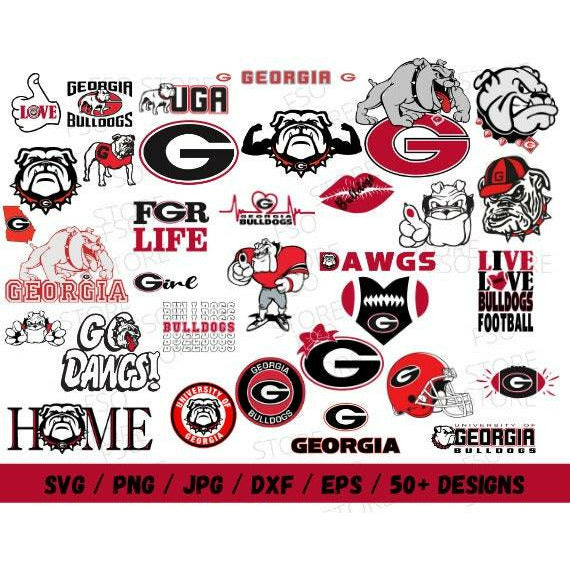 Georgia Bulldogs 30+ Sublimation PNG Files – Family Supply Digitals