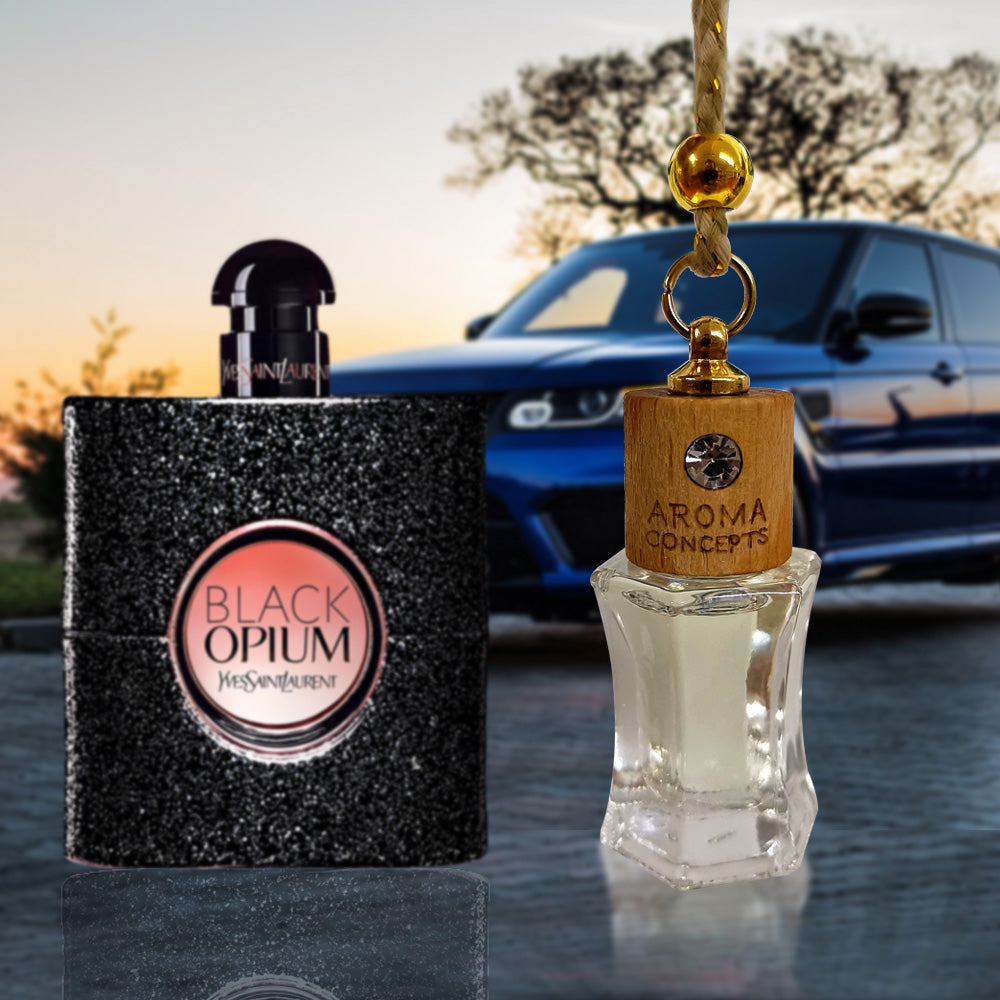 black opium car perfume