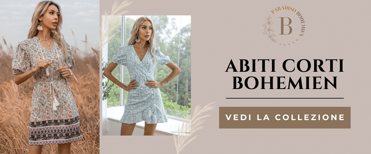 Abiti corti bohemien