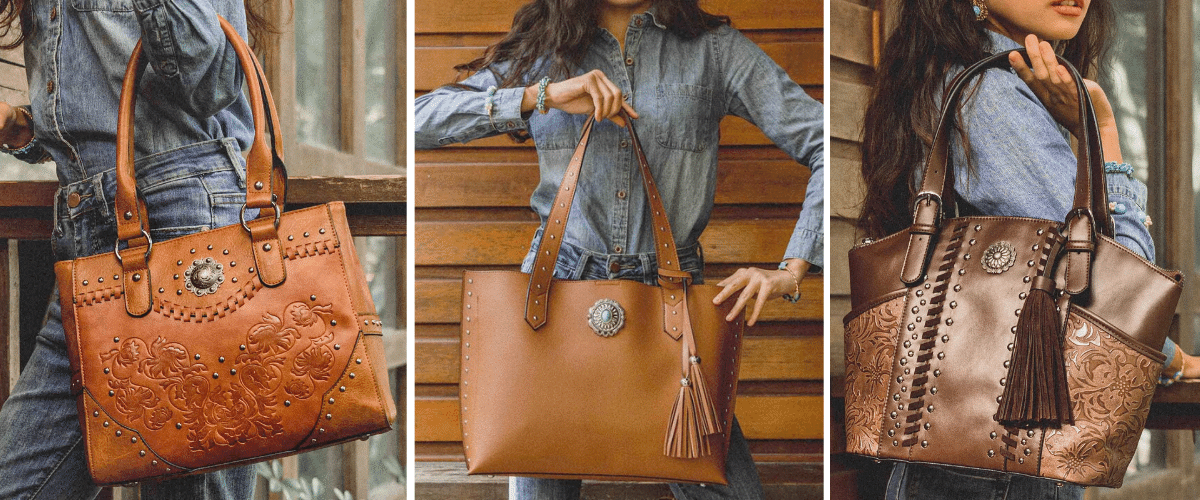 Borsa per ufficio in stile boho