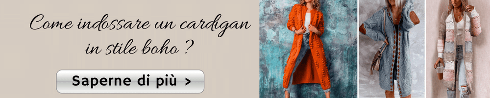 Come indossare un cardigan boho ?