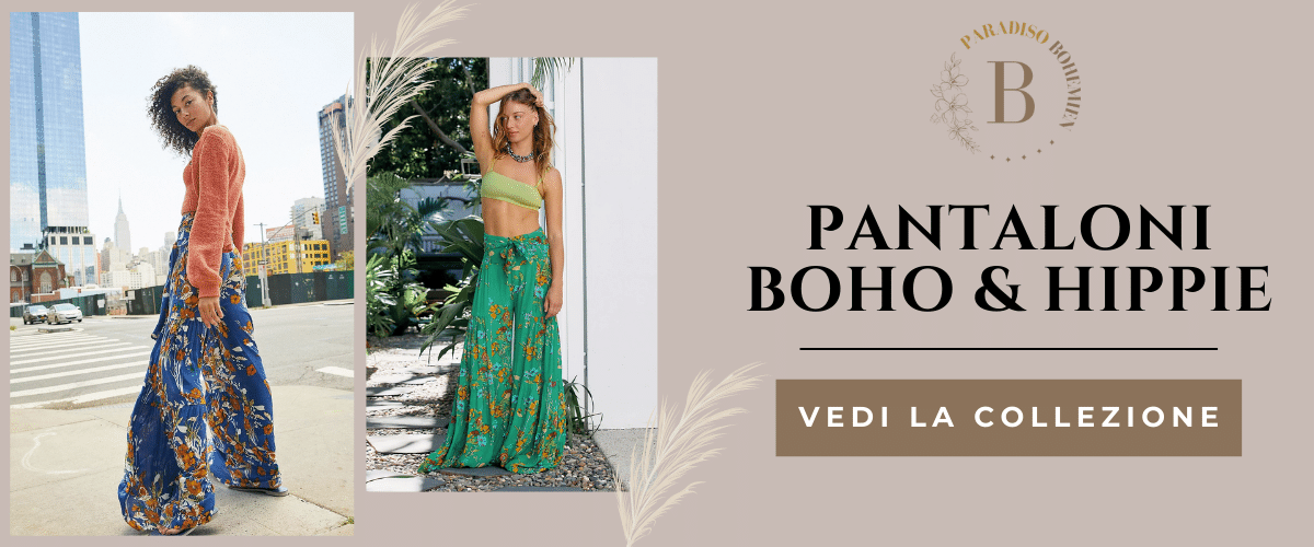 Pantaloni stile boho