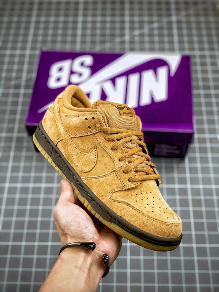 nike dunk low wheat mocha