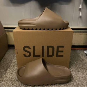 earth brown yeezy slide