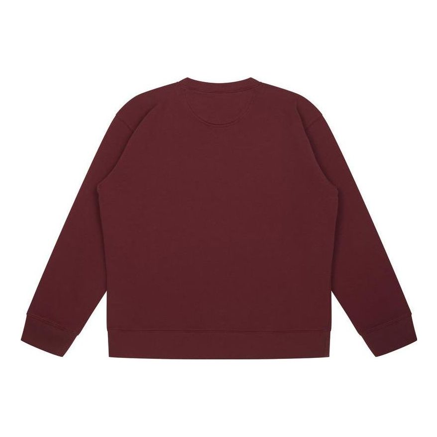 Drew House Sketch Crewneck Sweatshirt 'burgundy' In Red