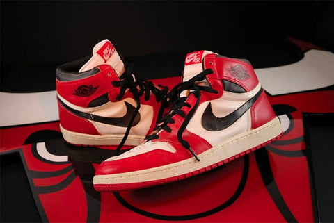 Game-Worn Air grafismo Jordan 1 “Broken Foot Game” - $422,000 (2022)