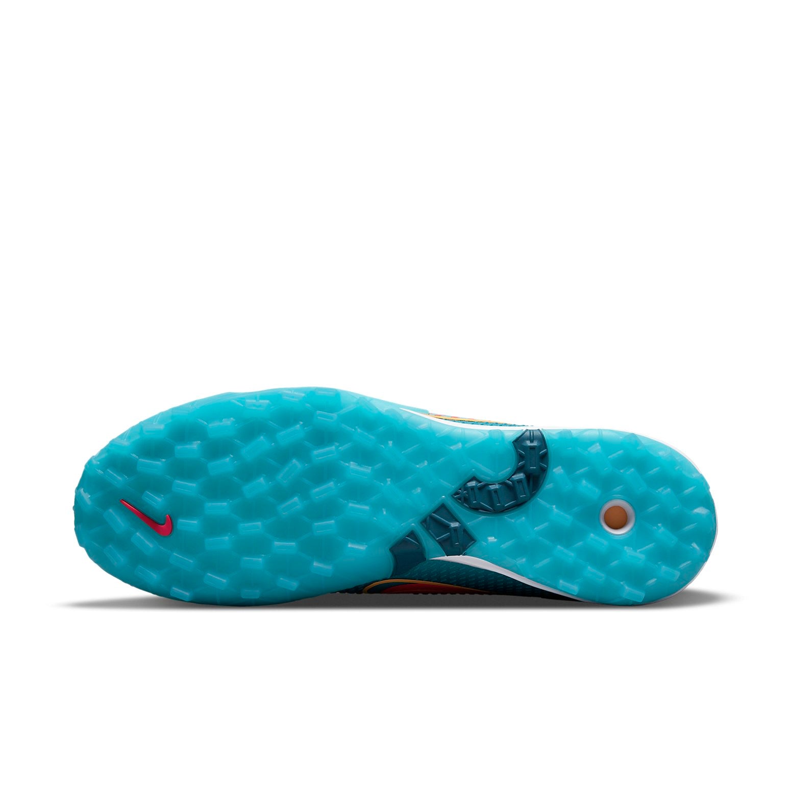 Nike Mercurial Air Zoom Vapor 14 Pro Tf 'chlorine Blue Laser Orange'