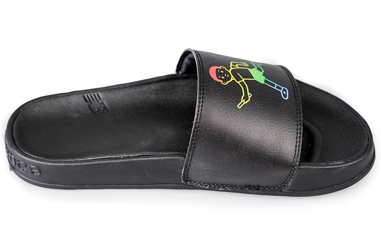 New Balance X Noritake Black Slippers