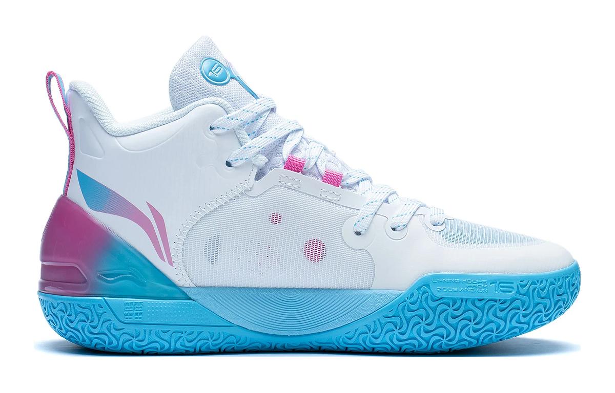 Li-ning (gs)  Yushuai 16 Mid 'white Blue Purple'