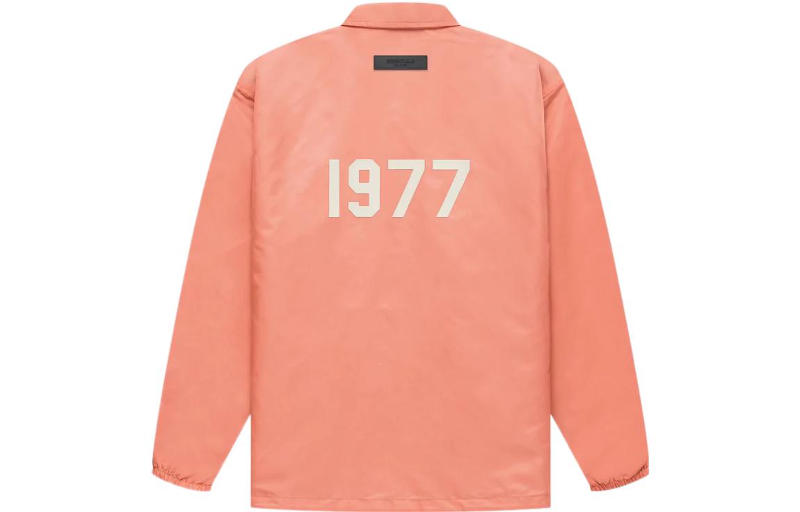 Essentials Fear Of God  Fw22 1977 Nylon Coaches Jacket In Pink