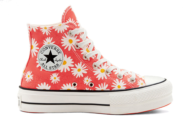 Converse (wmns)  Chuck Taylor All Star Platform High 'camp Daisies' In Red