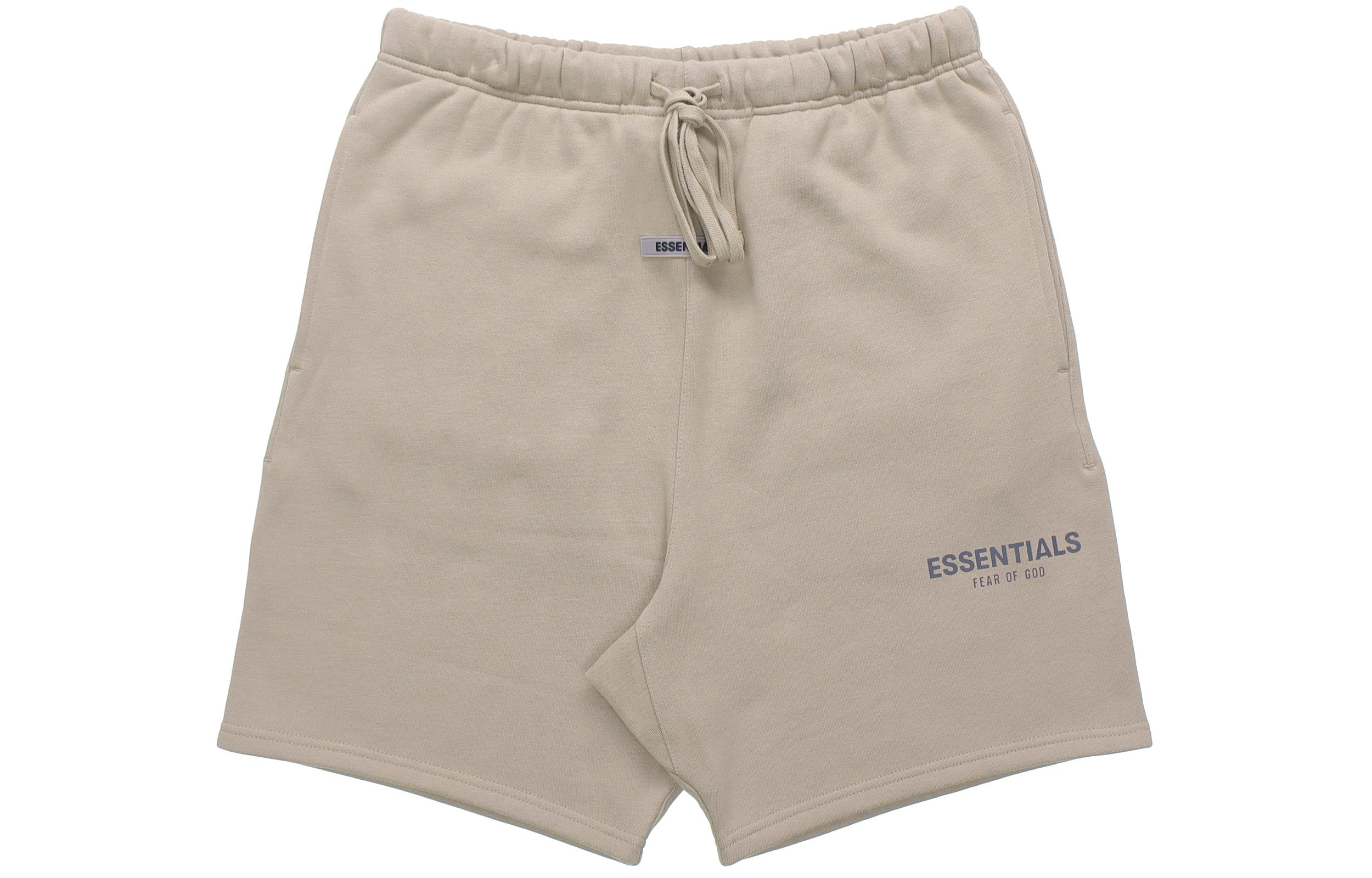 Essentials Fear Of God  Fw20 Sweat Shorts 'olive' In Neutral