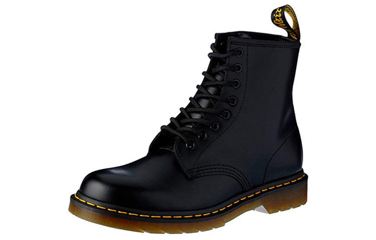 Dr. Martens' 1460 11822003-blk Mens Us 9 Black Leather Lace Up Work Boots Khd1532